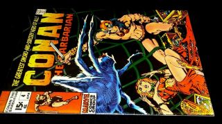 Conan The Barbarian 4 Barry Smith Roy Thomas Vf S&s Spectacular