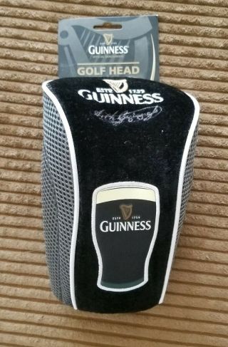 Guinness Driver Head Cover Beer Ale Stout.  Standard Long Cover.