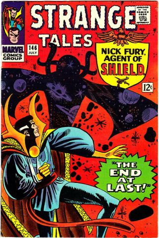 Strange Tales 146 Fn/vf Kirby/heck Ditko " When The Unliving Strike " Nick Fury