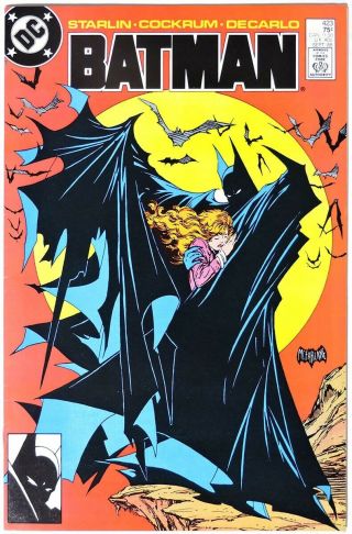 S112.  Batman 423 By Dc 8.  0 Vf (1988) Todd Mcfarlane Cover,  Jim Starlin Story
