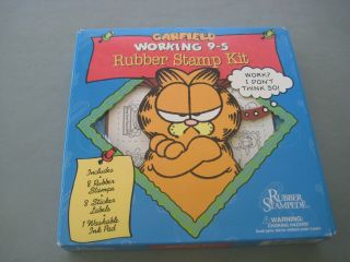 Garfield The Cat Rubber Stamp Set