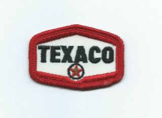 Vintage Texaco Gas & Oil Patch For Shirt - Jacket - Hat / N.  O.  S.