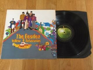 The Beatles Yellow Submarine 3/1 2nd Stereo Red Lines Stunning Audio Near