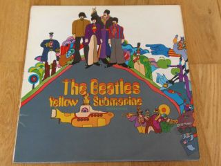 THE BEATLES YELLOW SUBMARINE 3/1 2nd STEREO RED LINES Stunning AUDIO NEAR 2