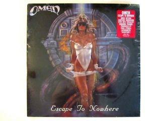 Omen Escape To Nowhere Lp Rare Orig.  1988 Metal Blade Power Metal