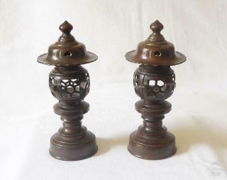 Good Antique 19th Century Chinese Bronze Incense Burners C1860