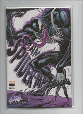 Spider - Man 800d (trade Dress) J Scott Campbell Venom Variant Cover