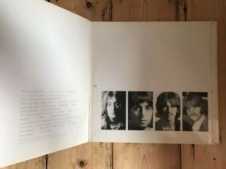 The Beatles White Album No.  0037803 Gatefold Top Loader Vinyl Lp 4