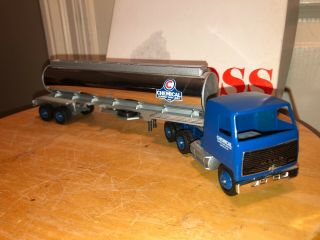 Winross Leaman Tank Lines Chemical Mack Tractor Tanker Truck Rig Transport,