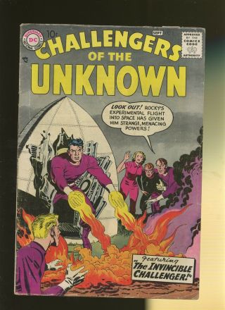 Challengers Of The Unknown 3 Vg,  4.  5 1 Book Jack Kirby Story,  Art & Cover