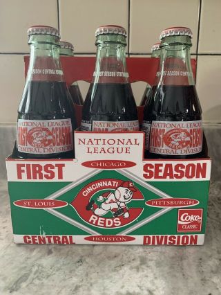 Coca - Cola (Coke) Cincinnati Reds 1994 2 Six Pack Bottles. 2