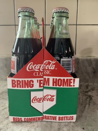 Coca - Cola (Coke) Cincinnati Reds 1994 2 Six Pack Bottles. 3