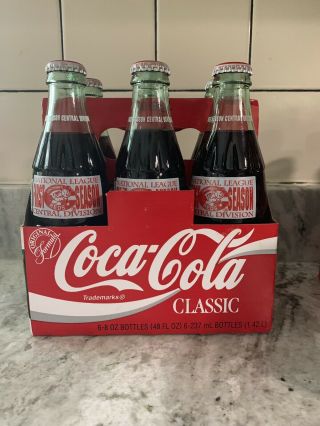 Coca - Cola (Coke) Cincinnati Reds 1994 2 Six Pack Bottles. 4