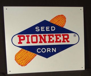Pioneer Seed Corn Farm Sign John Deer Room Man Cave Farm Barn Decor