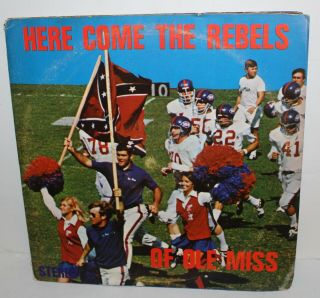 Here Come The Rebels Of Ole Miss Aaa - 3b Booklet Vintage Vinyl Lp Record Album