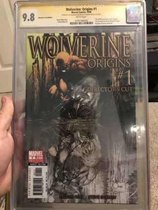 Wolverine: Origins 1 Cgc 9.  8 Ss Joe Quesada White Pages Director 