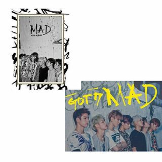 Got7 [mad] 4th Mini Album Vertical/horizontal Ver Cd,  52p Photo Book,  Card