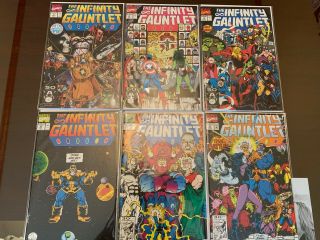 Infinity Gauntlet 1 - 6 Set Very Well Cared For And In