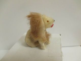 Vintage Fur Miniature Toy Lion Made In W Germany