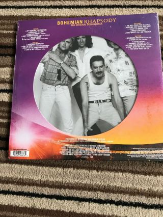 Queen Bohemian Rhapsody 2 LP vinyl Picture Disc 2019 RSD.  Limited edition. 2