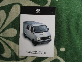 Daewoo Lublin Ii Truck Poland Brochure Prospekt