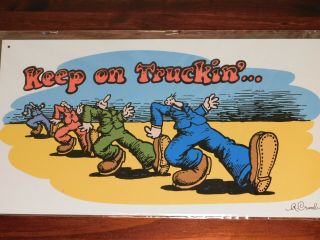 R.  Robert Crumb Keep On Truckin 