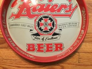 Old Kaiers Beer Tray Mahanoy City PA Coal Region Advertising Star Of Excellence 3