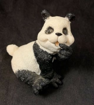 Panda Bear Figurine Resin Pacific Giftware 3”