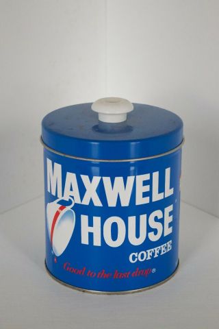Vintage Maxwell House Coffee Canister
