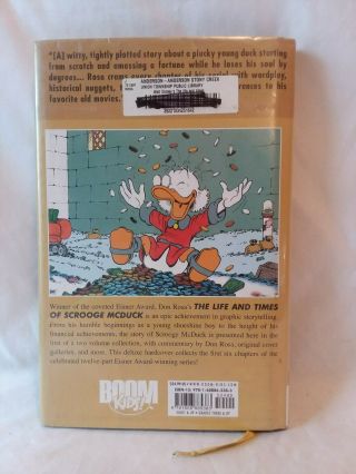 Don Rosa THE LIFE & TIMES OF SCROOGE McDUCK volume 1 Boom Kids comic trade HB 2