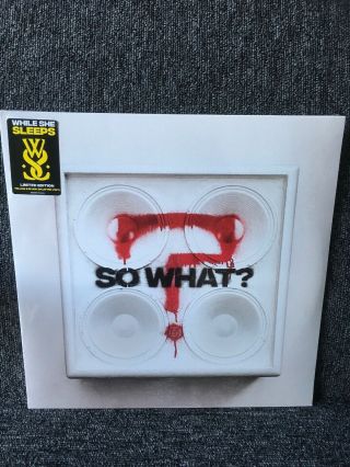 While She Sleeps : So What? Vinyl 12 " Album Yellow Black Splatter Vinyl 2 X Lp