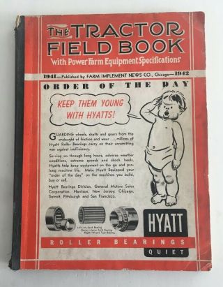 1941 - 1942 The Tractor Field Book