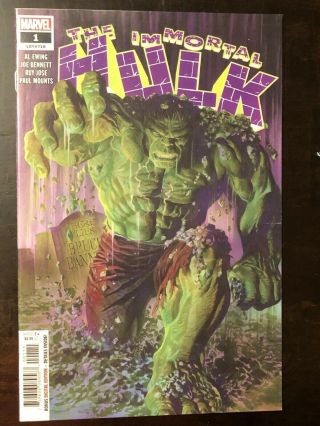 Marvel The Immortal Hulk 1 1st Print Comic Book