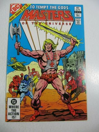 Masters Of The Universe 1 (dc Comics 1982) He - Man Skeletor Vf,