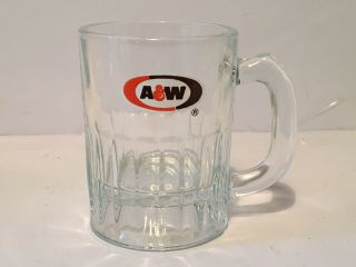 - Vintage A&w Root Beer (baby) Mug - Glass - Aprox 3.  25 In Tall - S/h