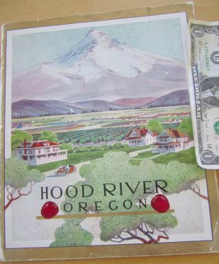 Brochure Ad Hood River Oregon 1910 Gorgeous Southern Pacific Railroad&navigation