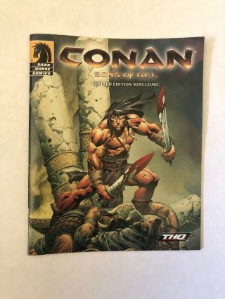 Conan Sons Of Bel Dark Horse Limited Edition Mini - Comic Timothy Truman Cary Nord