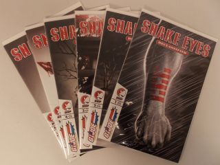 Complete Ddp Snake Eyes Declassified Comics 1 - 6 G.  I.  Joe Gi 2005 Origin Story