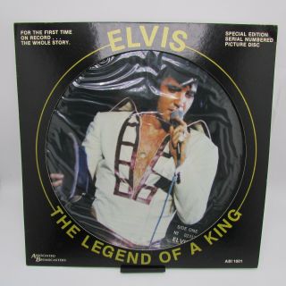 Elvis Presley The Legend Of A King Picture Disc From A Smokers Estate