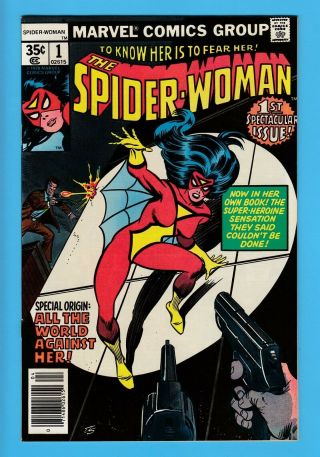 Spider - Woman 1 Vfnm (9.  0) 1st Own Title - Origin - Mask Added - Cents