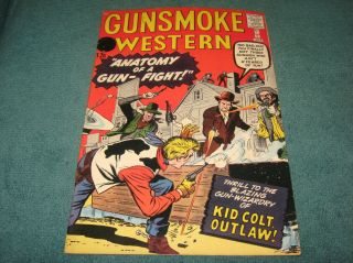 1962 Marvel Gunsmoke Western 68 Jack Kirby Cover Rare Price Variant