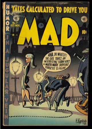 Mad 7 Owner Golden Age Ec Comic 1953 Gd,