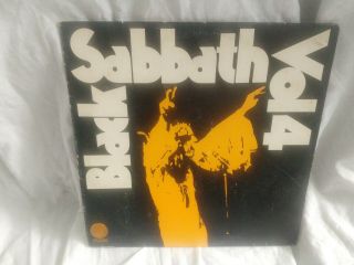 Black Sabbath,  Vol.  4 [lp] By Black Sabbath 1972 Pressing