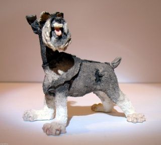 Mini Schnauzer Dog Figurine Ca04335 Country Artists A Breed Apart