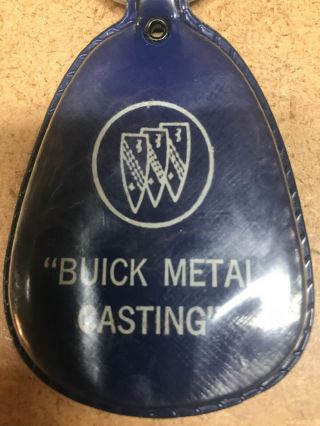 Vintage Buick Metal Casting Keyring 2