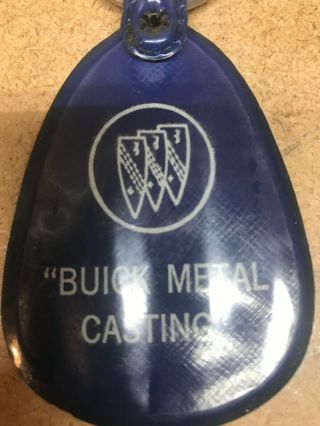 Vintage Buick Metal Casting Keyring 4