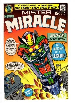 Mister Miracle 1: 1st Appearance,  Kirby Dc,  1971.  Star In Gods Movie ?