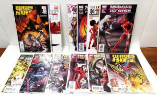 1 - 12 Heroes For Hire Marvel Comic Book Complete Set Of 12 - Nm (cbset - 256)