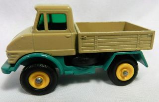 Vtg 1960s Miniature Diecast Toy Lesney Matchbox Mercedes Benz Unimog Truck 49