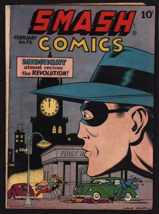 Smash Comics (1948) 75 Quality Comics - Handsome Jack Cole Cover